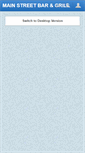 Mobile Screenshot of mainstreetbarandgrillnj.com